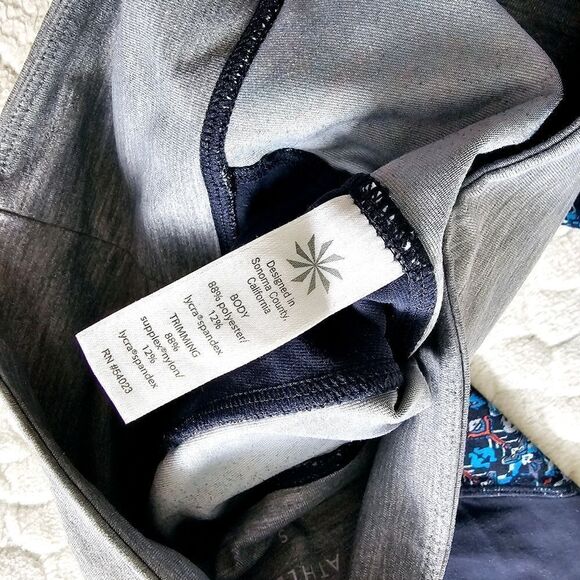 Athleta leggings boho bohemian small gym pants - Picture 3 of 5